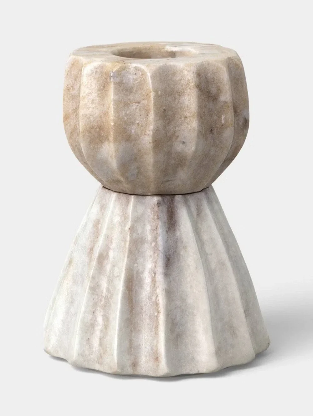 Short Marble Taper Candle Holder - Threshold' designed with Studio McGee